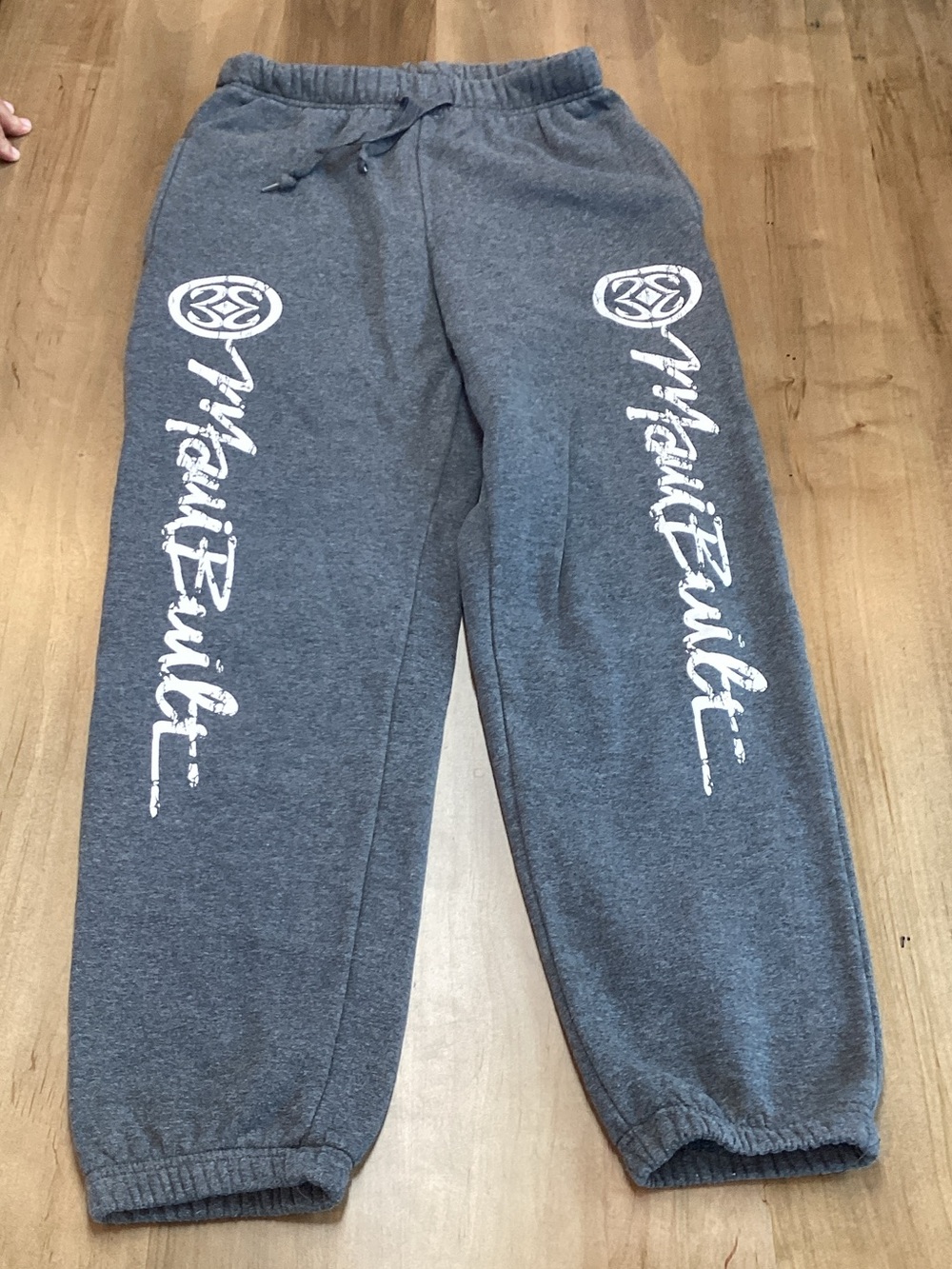 TributE Graphite Gray Logo Sweatpants for Men